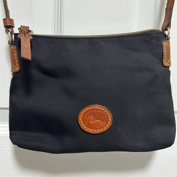 Dooney & Bourke Handbags - Dooney & Bourke Black and Brown Crossbody Bag